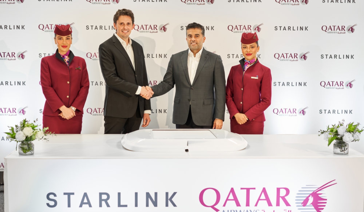 Qatar Airways to Launch Complimentary Onboard Wi-Fi with Starlink